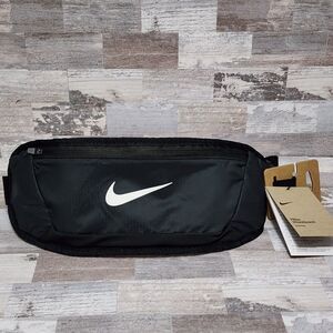 Nike Challenger Waist Fanny Pack Large 1 Liter Running Outdoor Mesh Back Black